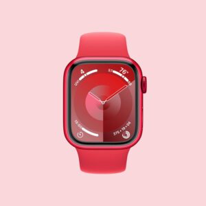apple watch 9 aluminium case 41mm product red iconcept
