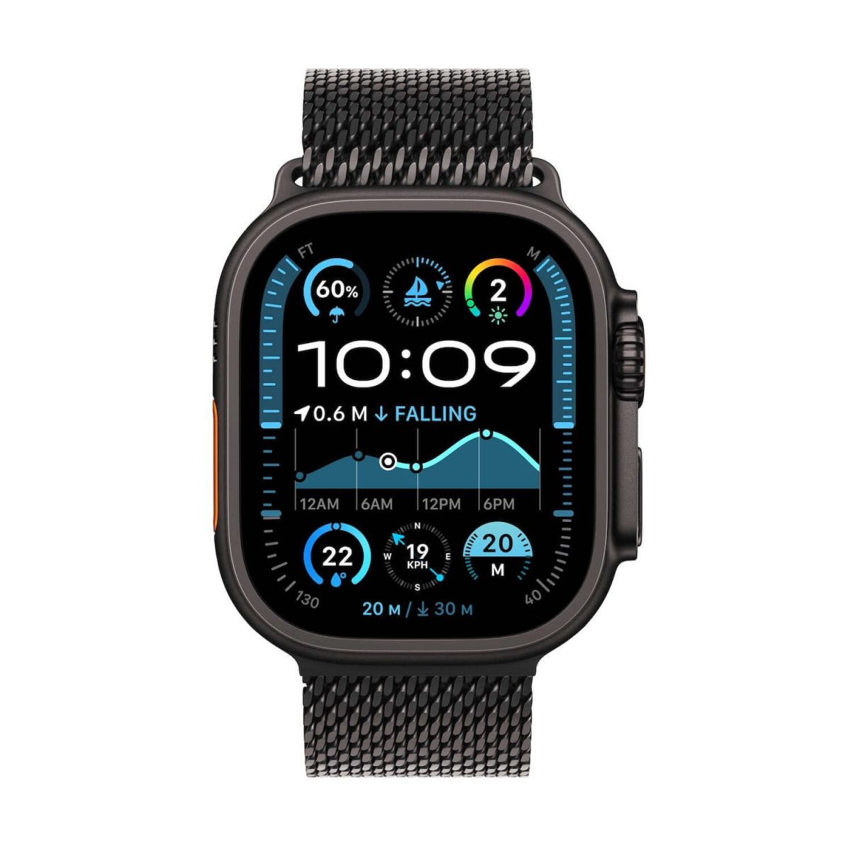 Apple Watch Ultra 2 with Milanese Loop - Image 2
