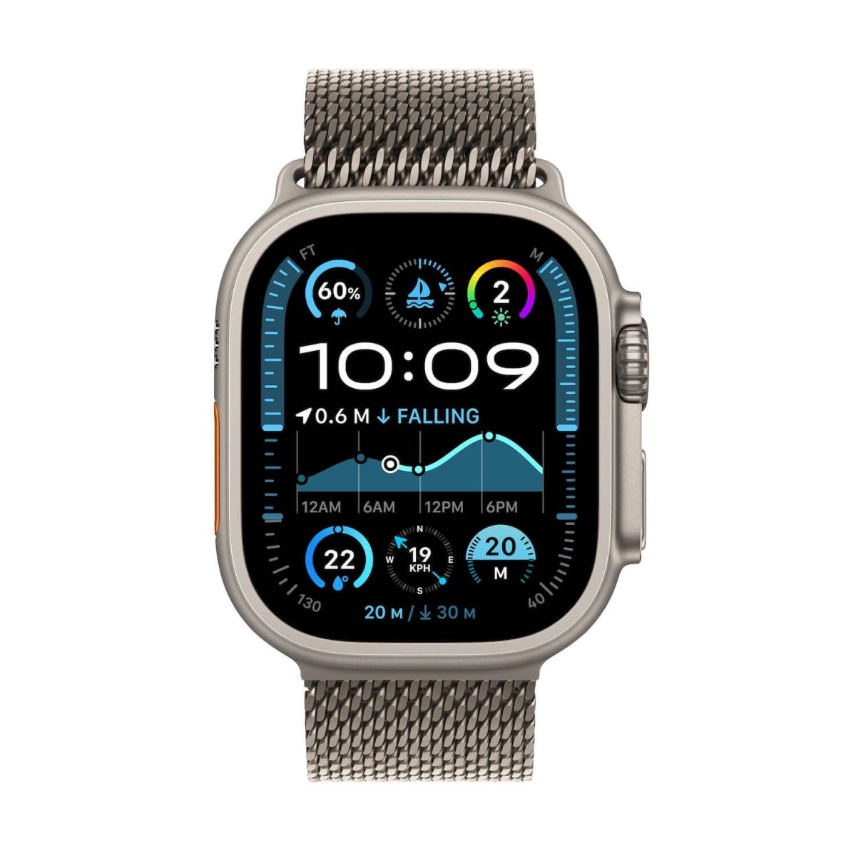 Apple Watch Ultra 2 with Milanese Loop - Image 1